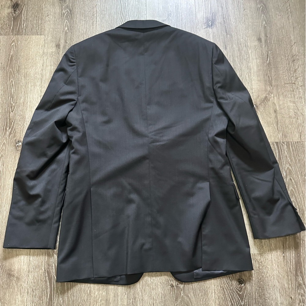 Classic dark gray color Men's Blazer - Picture 4 of 10